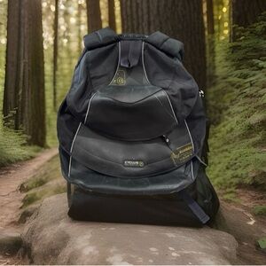 Cyclus recycled tire tubes bag - Outdoor Backpack- 15” tall save the environment